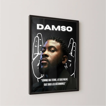 Poster Damso Rapwords