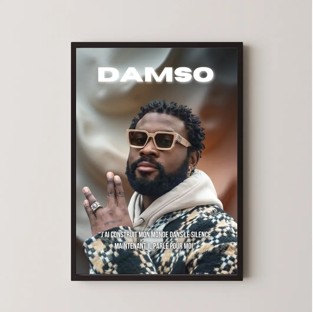 Poster Damso Rapwords
