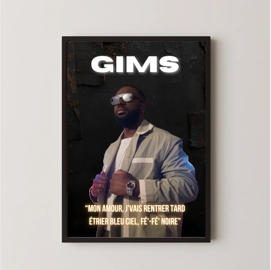 Poster Gims Rapwords