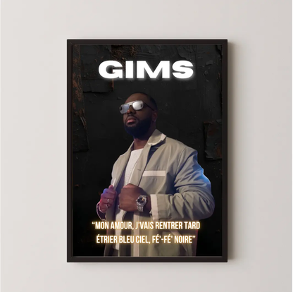 Poster Gims Rapwords