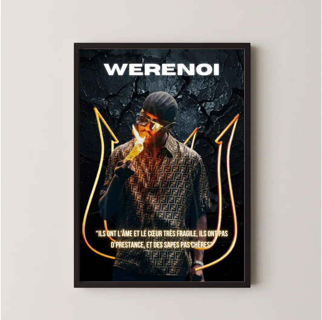 Poster Werenoi Rapwords