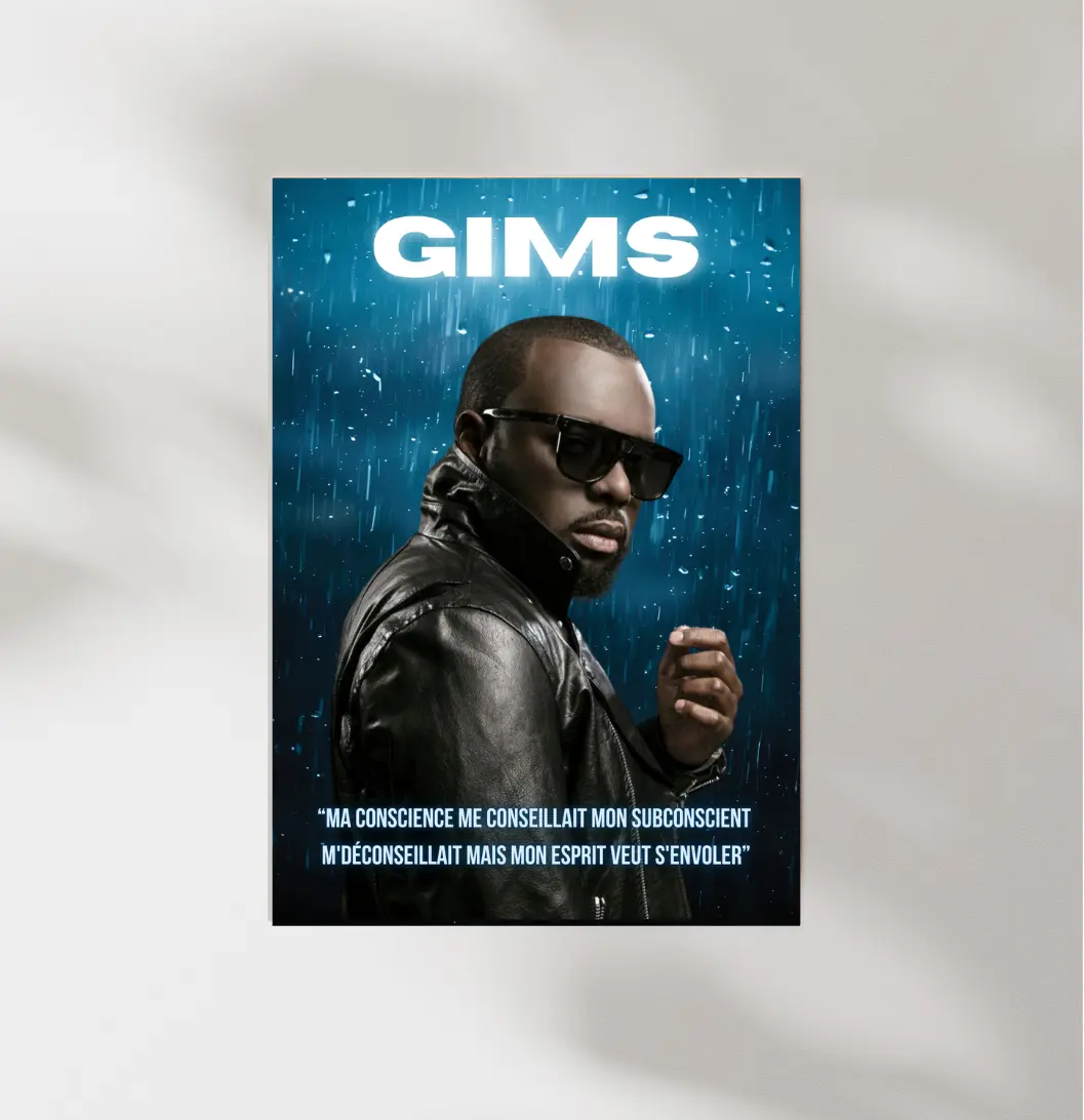Poster Gims Rapwords