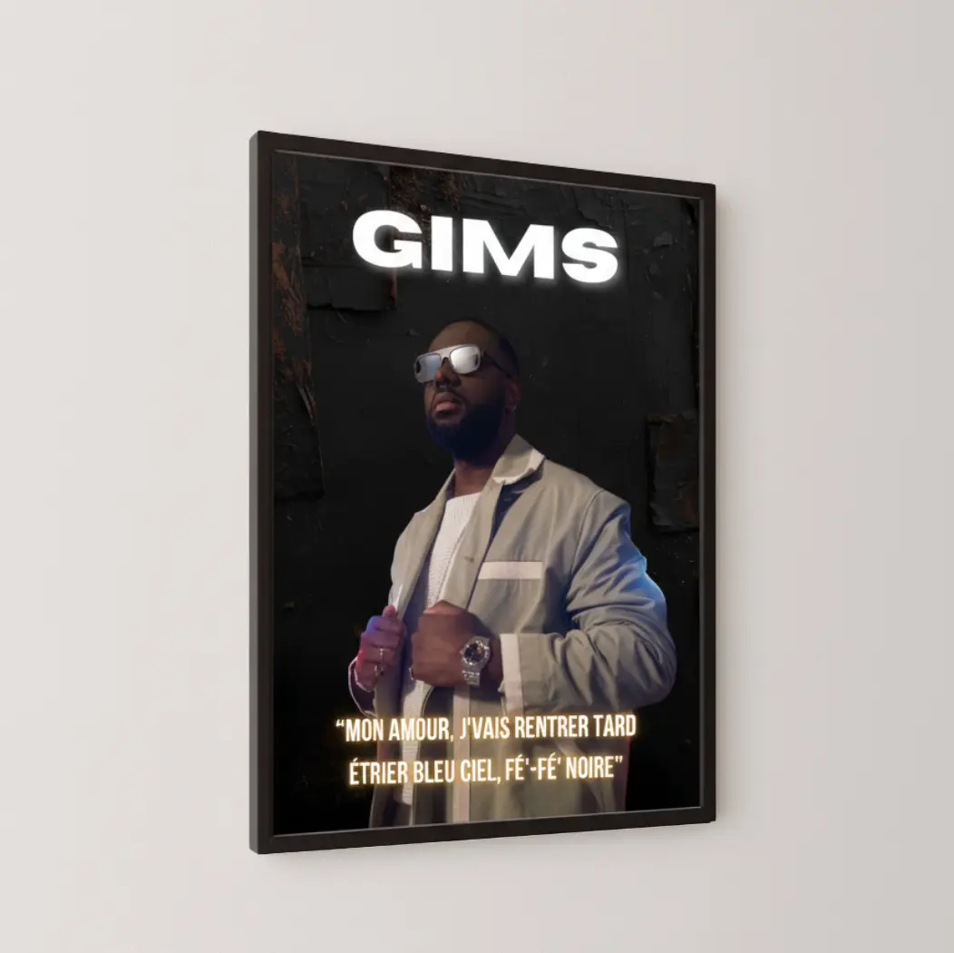Poster Gims Rapwords